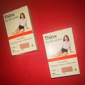 NWT For All Leaks Underwear in Light Peach